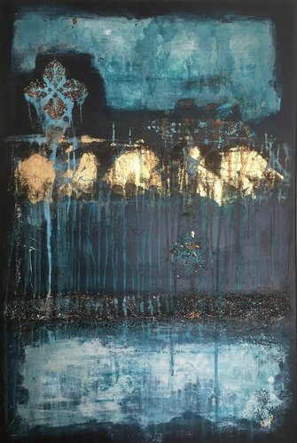 2102 - BALI van Laurence Hubswerlin Diradourian, Schilderij te koop op Singulart