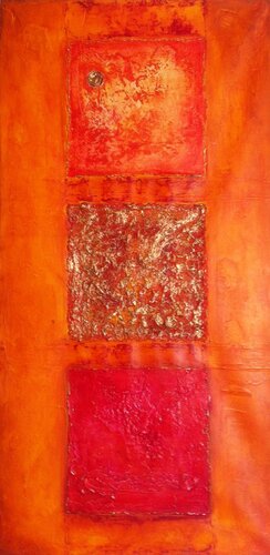 SOLAIRE van Laurence Hubswerlin Diradourian, Schilderij te koop op Singulart