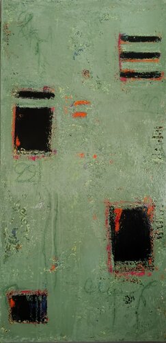 250302 - SPRING IS COMING von Laurence Hubswerlin Diradourian, Malerei kaufen auf Singulart