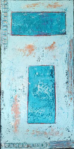 250401 - VOYAGE EN MEDITERRANEE van Laurence Hubswerlin Diradourian, Schilderij te koop op Singulart