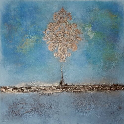 TERRE D'HIVER de Laurence Hubswerlin Diradourian, Pintura a la venta en Singulart