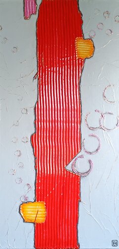 2010 - FEU by Laurence Hubswerlin Diradourian, Painting for Sale on Singulart