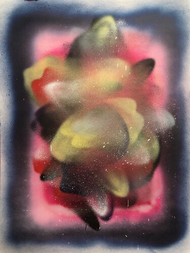 Untitled (Nebula, Street Art, Sprayer, Colorful, Galaxy) di JB Nearsy, Pittura in vendita su Singulart
