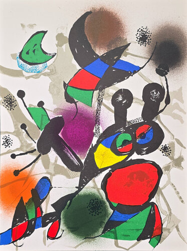 Litografia Original II (Abstract, Modern, Surrealism, Colorful, Iconic) di Joan Miró, Stampa in vendita su Singulart