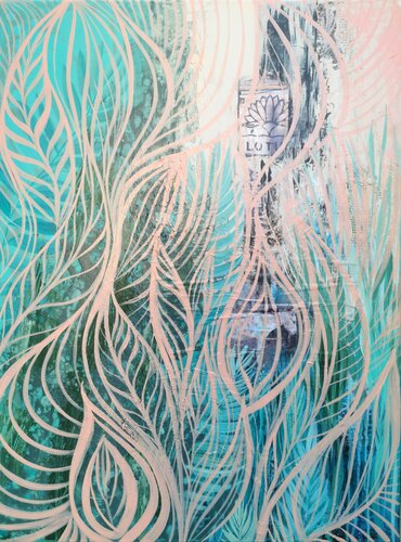Verwobene Erinnerungen by Manuela Riedmann, Painting for Sale on Singulart