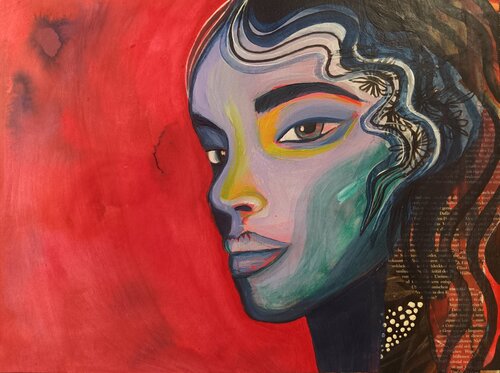 Roxanne di Manuela Riedmann, Pittura in vendita su Singulart
