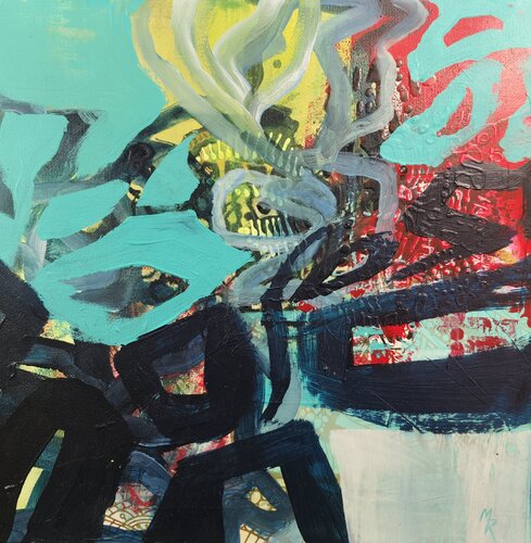 Rückzugsort di Manuela Riedmann, Pittura in vendita su Singulart