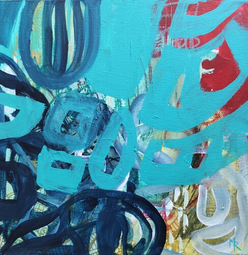 Unter dem Blätterdach de Manuela Riedmann, Pintura a la venta en Singulart