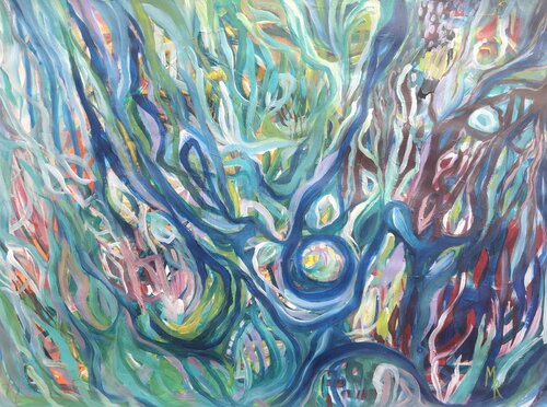 Atem der Natur by Manuela Riedmann, Painting for Sale on Singulart