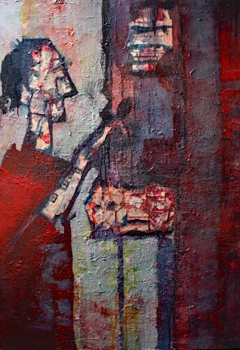 LE PEINTRE von JACQUES DONNEAUD, Malerei kaufen auf Singulart