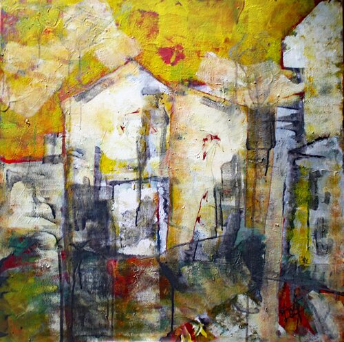 VILLAGE ABSTRAIT JACQUES DONNEAUD