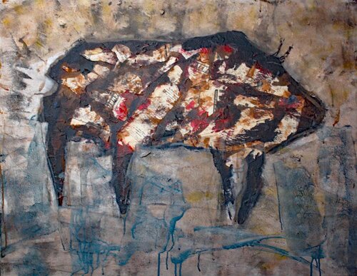 LE GRAND TAUREAU di JACQUES DONNEAUD, Pittura in vendita su Singulart