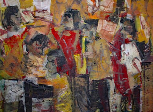 JAZZ MUSIC di JACQUES DONNEAUD, Pittura in vendita su Singulart