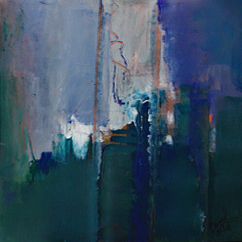 BLEU ABSTRAIT von JACQUES DONNEAUD, Malerei kaufen auf Singulart