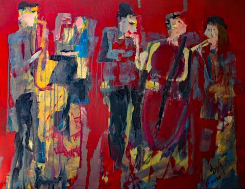 REPETITION JAZZ by JACQUES DONNEAUD, Painting for Sale on Singulart