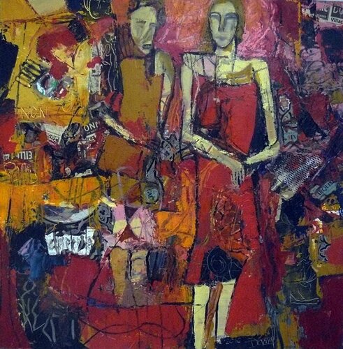QUELQUE PART DANS LA VILLE di JACQUES DONNEAUD, Pittura in vendita su Singulart