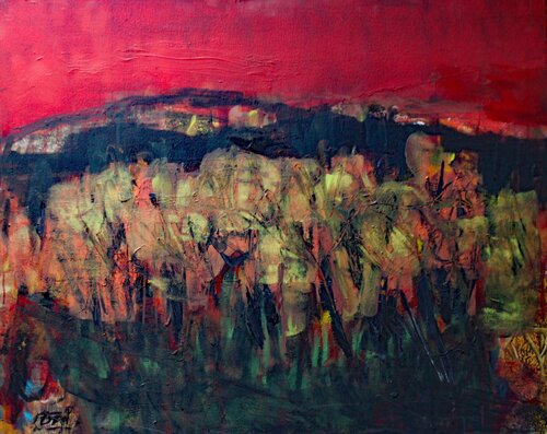 AUTOMNE ABSTRAIT di JACQUES DONNEAUD, Pittura in vendita su Singulart