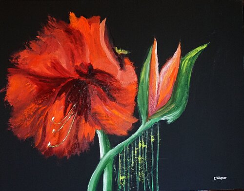Coral dance von Eva Lászlóné Wágner, Malerei kaufen auf Singulart