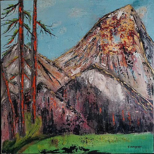 Between mountains Eva Lászlóné Wágner
