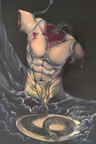 THE BODY von Sarrés, Malerei kaufen auf Singulart