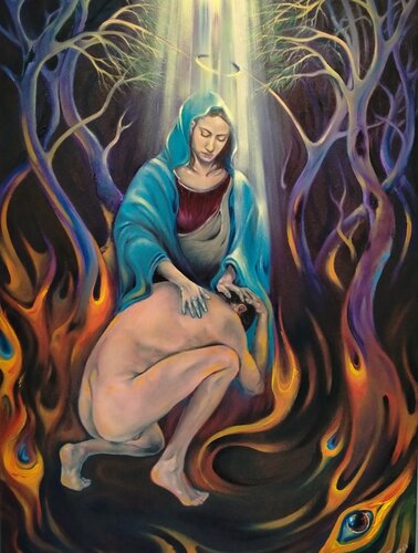 THE FORGIVENESS van Sarrés, Schilderij te koop op Singulart