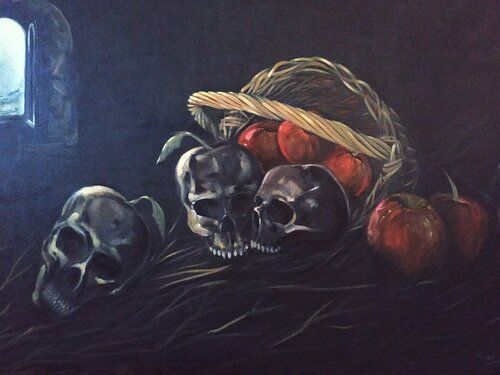 BONE APPLES van Sarrés, Schilderij te koop op Singulart