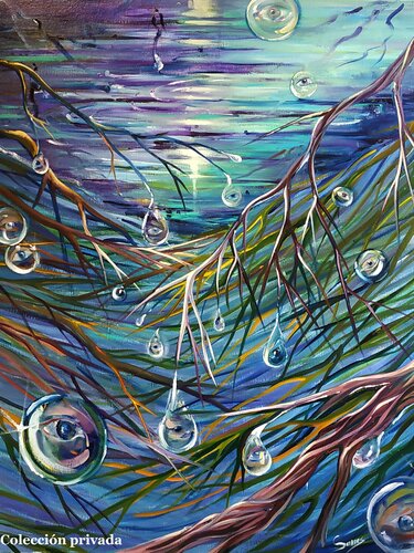 SOULS van Sarrés, Schilderij te koop op Singulart