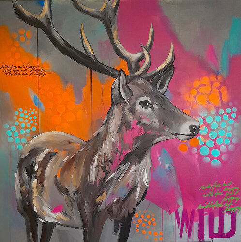 Wildking von Barbara Dräger, Malerei kaufen auf Singulart