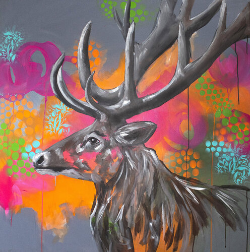 King van Barbara Dräger, Schilderij te koop op Singulart