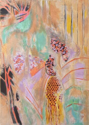 Hidden treasures 1 von Györgyi Borjádi, Malerei kaufen auf Singulart