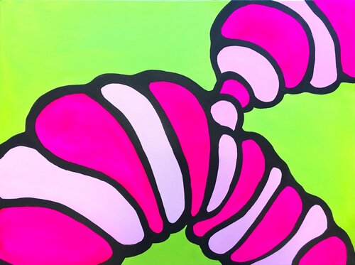 149. Croissant par Veera Zukova, Peinture en vente sur Singulart