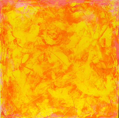 362. Peach: Radiant Abstract Expression Veera Zukova