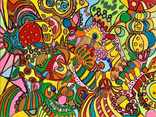 5. Small things par Veera Zukova, Peinture en vente sur Singulart