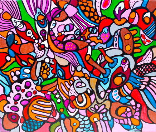 4. Wikiwiki van Veera Zukova, Schilderij te koop op Singulart