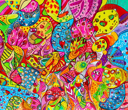 242. The seventh sky where dreams come true by Veera Zukova, Painting for Sale on Singulart