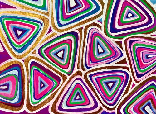 118. TRIANGLES von Veera Zukova, Malerei kaufen auf Singulart