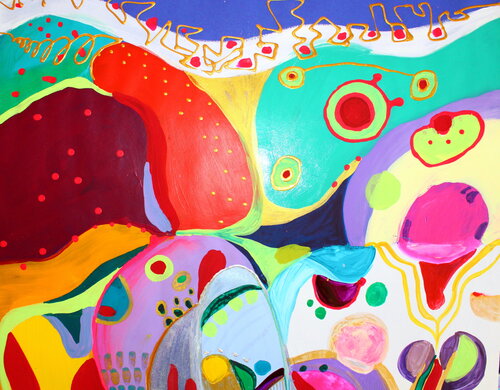 430. Multi van Veera Zukova, Schilderij te koop op Singulart