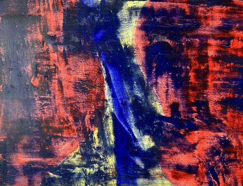 582. Walking in The Darkness di Veera Zukova, Pittura in vendita su Singulart