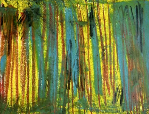 580. Autumn forest di Veera Zukova, Pittura in vendita su Singulart