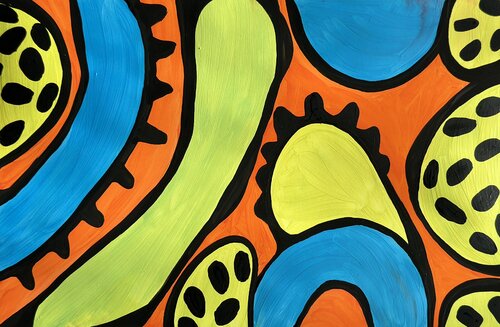 641. Colorful Spring Abstract by Veera Zukova, Painting for Sale on Singulart