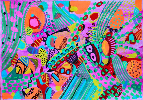 479. Luxury carpet par Veera Zukova, Peinture en vente sur Singulart