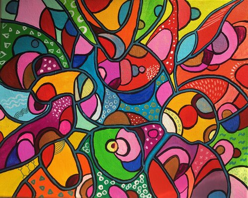 87. Flowers van Veera Zukova, Schilderij te koop op Singulart