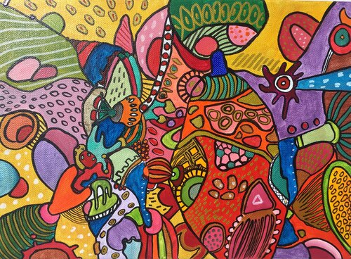 85. Sputnik van Veera Zukova, Schilderij te koop op Singulart