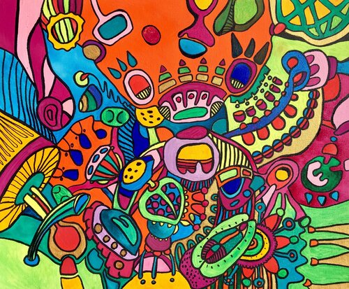 64. Bloom van Veera Zukova, Schilderij te koop op Singulart