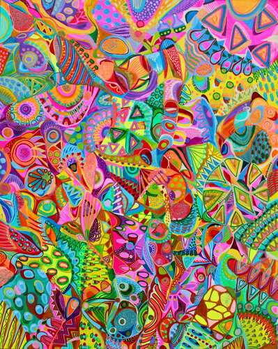 347. Cozy time in winter van Veera Zukova, Schilderij te koop op Singulart