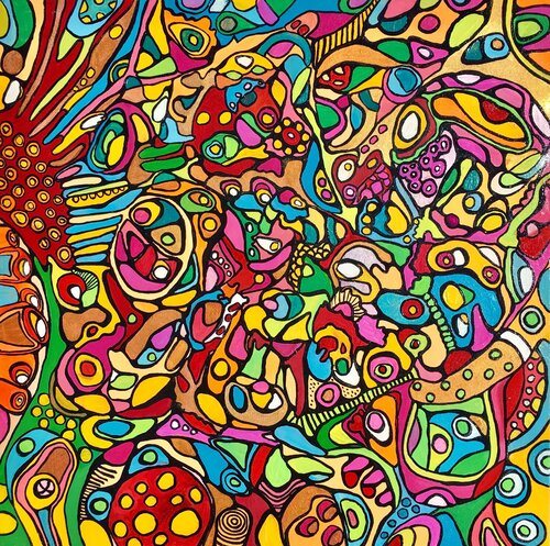 19. Spaghetti par Veera Zukova, Peinture en vente sur Singulart