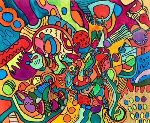 65. Color 7 par Veera Zukova, Peinture en vente sur Singulart