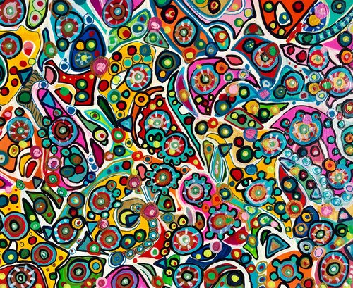 10. Fireworks par Veera Zukova, Peinture en vente sur Singulart