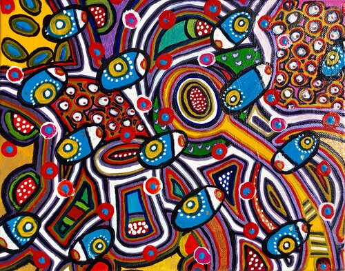 9. Have You Seen My Towel? van Veera Zukova, Schilderij te koop op Singulart