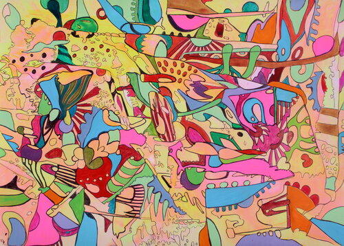 685. Nelle sue mani. par Veera Zukova, Peinture en vente sur Singulart